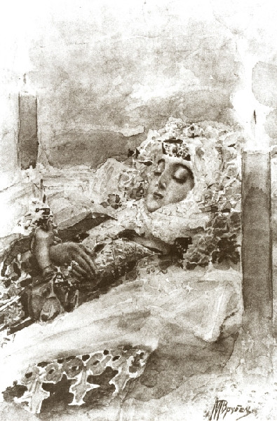 Май Статья 52 6 Врубель М. Тамара в гробу 1891